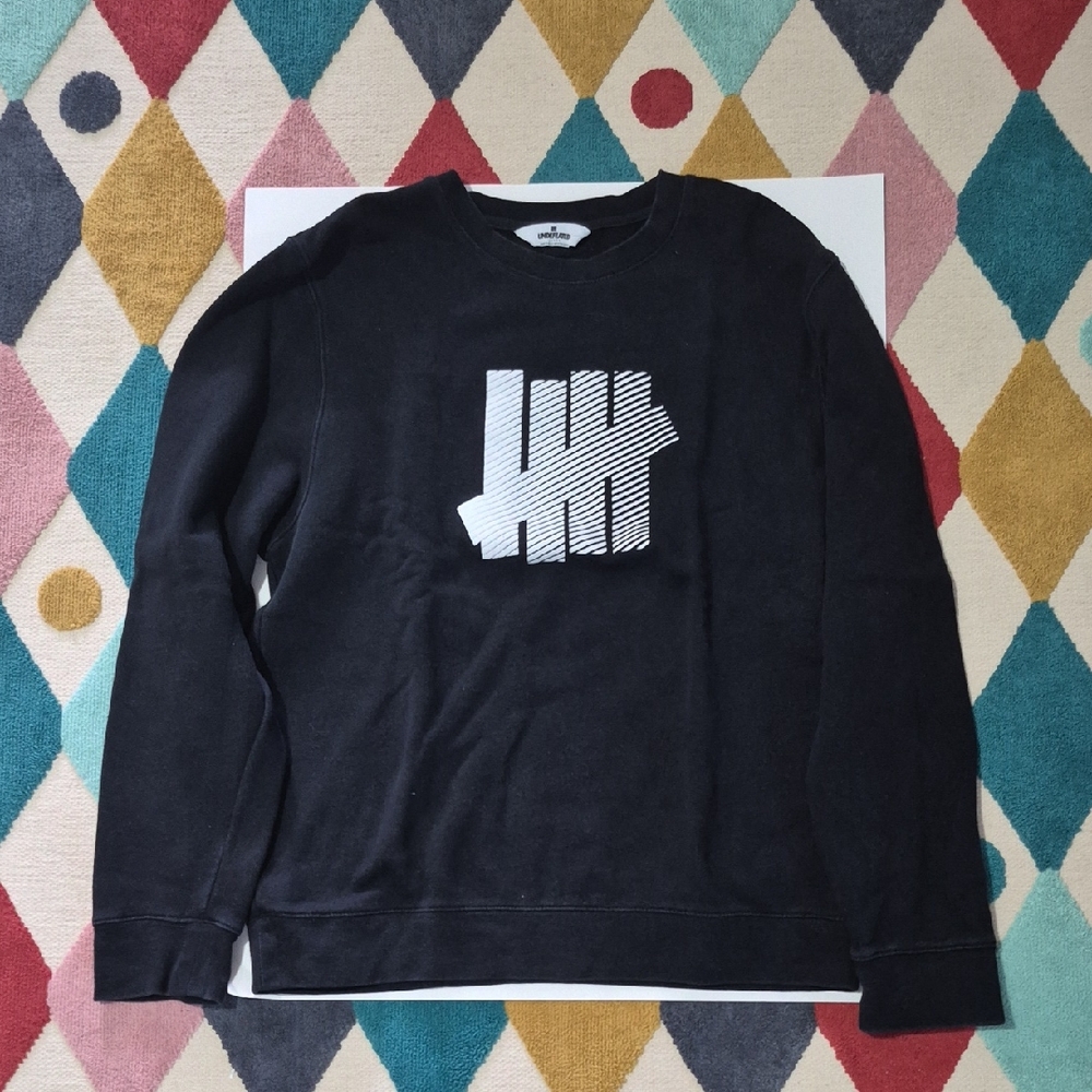 Undefeated Black 5 Strike Crewneck Sweater